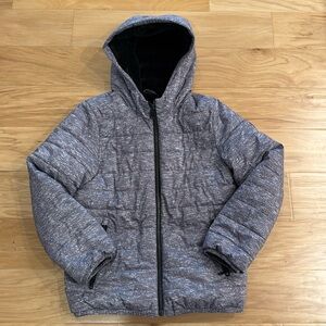 Abercrombie fur lined boys coat